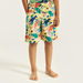 Juniors Printed Swim Shorts with Drawstring Closure and Pockets-Swimwear-thumbnailMobile-0