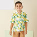 Juniors All-Over Tropical Print Shirt with Short Sleeves-Shirts-thumbnail-0