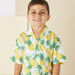 Juniors All-Over Tropical Print Shirt with Short Sleeves-Shirts-thumbnail-2