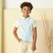 Juniors Colorblock Shirt with Short Sleeves-Shirts-thumbnail-0