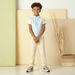 Juniors Colorblock Shirt with Short Sleeves-Shirts-thumbnailMobile-1