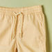 Juniors Solid Shorts with Pockets and Drawstring Closure-Shorts-thumbnail-1