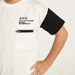 XYZ Colourblock T-shirt with Crew Neck and Short Sleeves-Tops-thumbnail-1