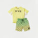 XYZ Printed Crew Neck T-shirt and Shorts Set-Clothes Sets-thumbnail-0