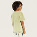 Eligo Textured T-shirt with Kangaroo Pockets and Round Neck-T Shirts-thumbnail-3