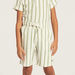 Eligo Striped Polo T-shirt and Shorts Set-Clothes Sets-thumbnail-3