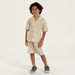 Eligo Striped Shirt and Shorts Set-Clothes Sets-thumbnailMobile-0