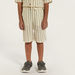 Eligo Striped Shirt and Shorts Set-Clothes Sets-thumbnail-2