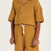 Eligo Textured Short Sleeves Shirt and Shorts Set-Clothes Sets-thumbnailMobile-3