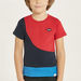 Lee Cooper Colourblock Crew Neck T-shirt with Short Sleeves-T Shirts-thumbnail-2