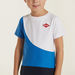 Lee Cooper Colourblock Stylized T-shirt with Short Sleeves and Crew Neck-T Shirts-thumbnail-2