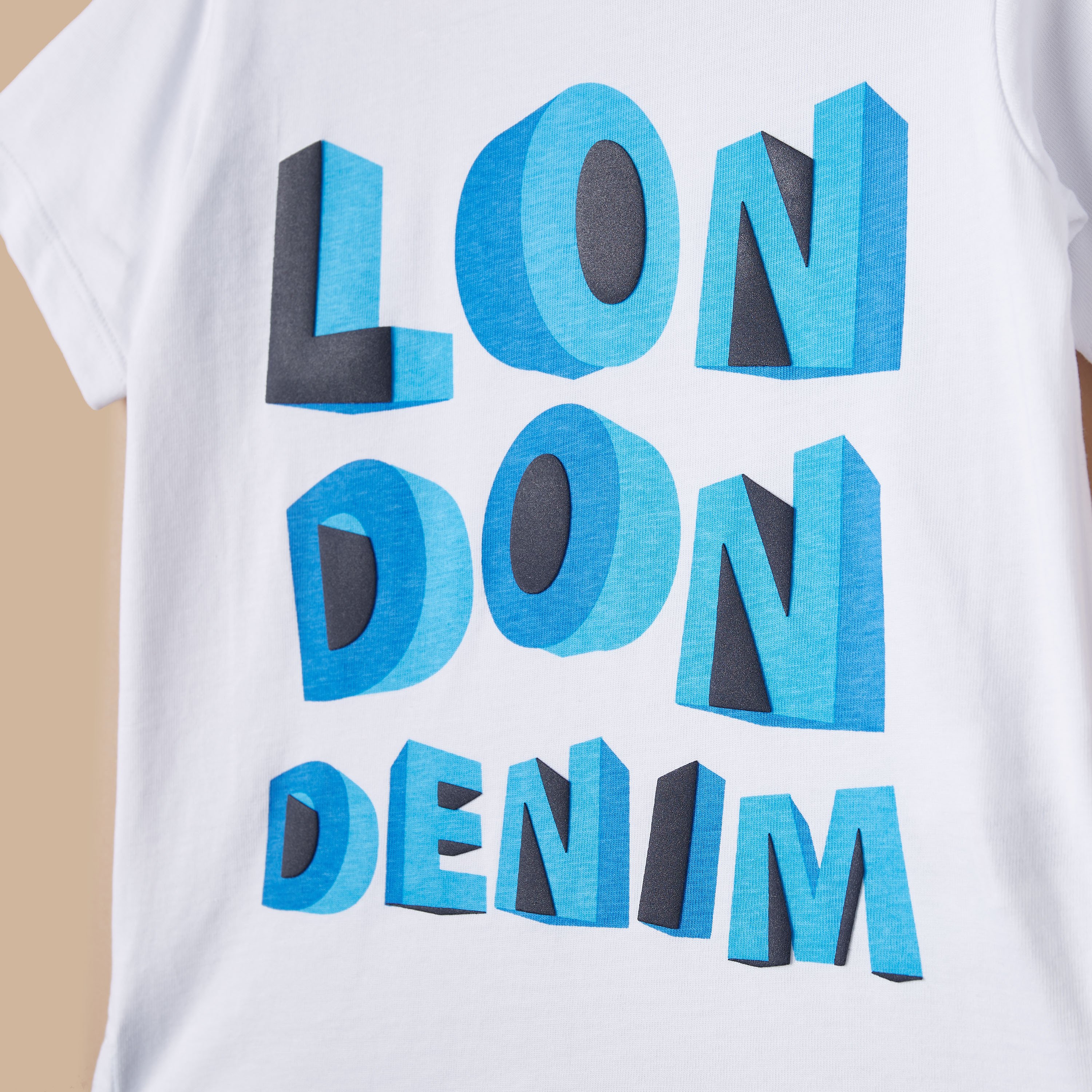 Lee Cooper Printed T-shirt with Crew Neck and Short Sleeves-boys-clothing-tshirtsandpolos-image-2
