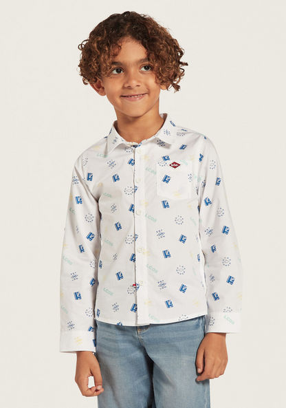 Lee Cooper All-Over Print Shirt with Pocket-Shirts-image-0