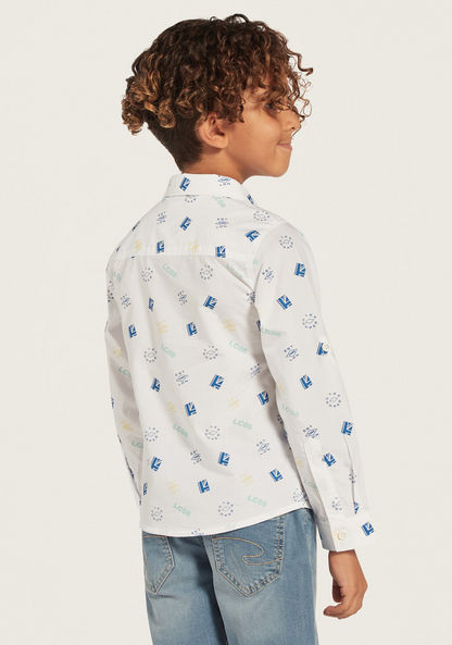 Lee Cooper All-Over Print Shirt with Pocket-Shirts-image-3