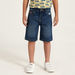 Lee Cooper All-Over Graphic Print T-shirt and Denim Shorts Set-Clothes Sets-thumbnail-3