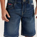 Lee Cooper All-Over Graphic Print T-shirt and Denim Shorts Set-Clothes Sets-thumbnailMobile-4