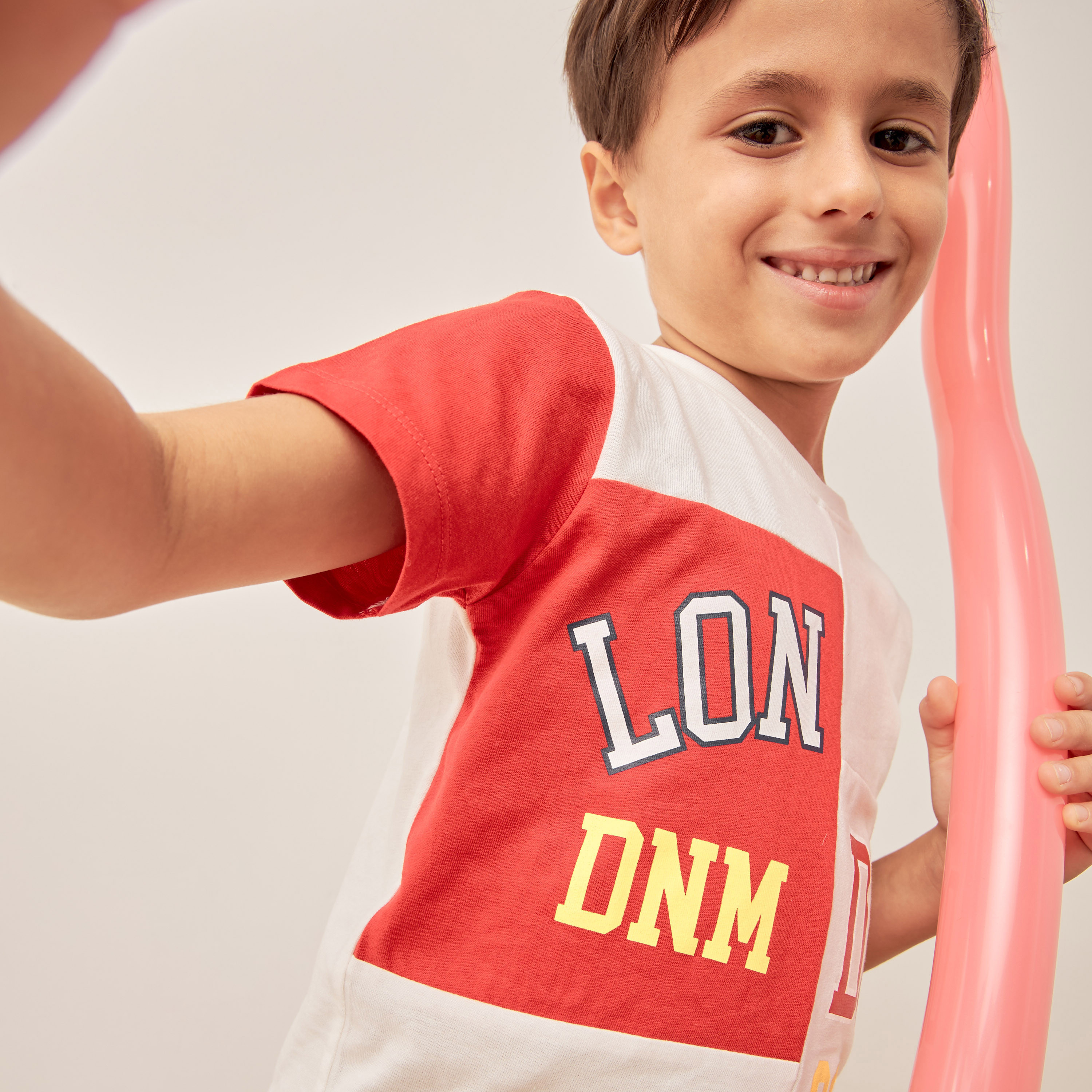Lee Cooper Colourblock T-shirt and Shorts Set-boys-clothing-setsandcoords-image-5
