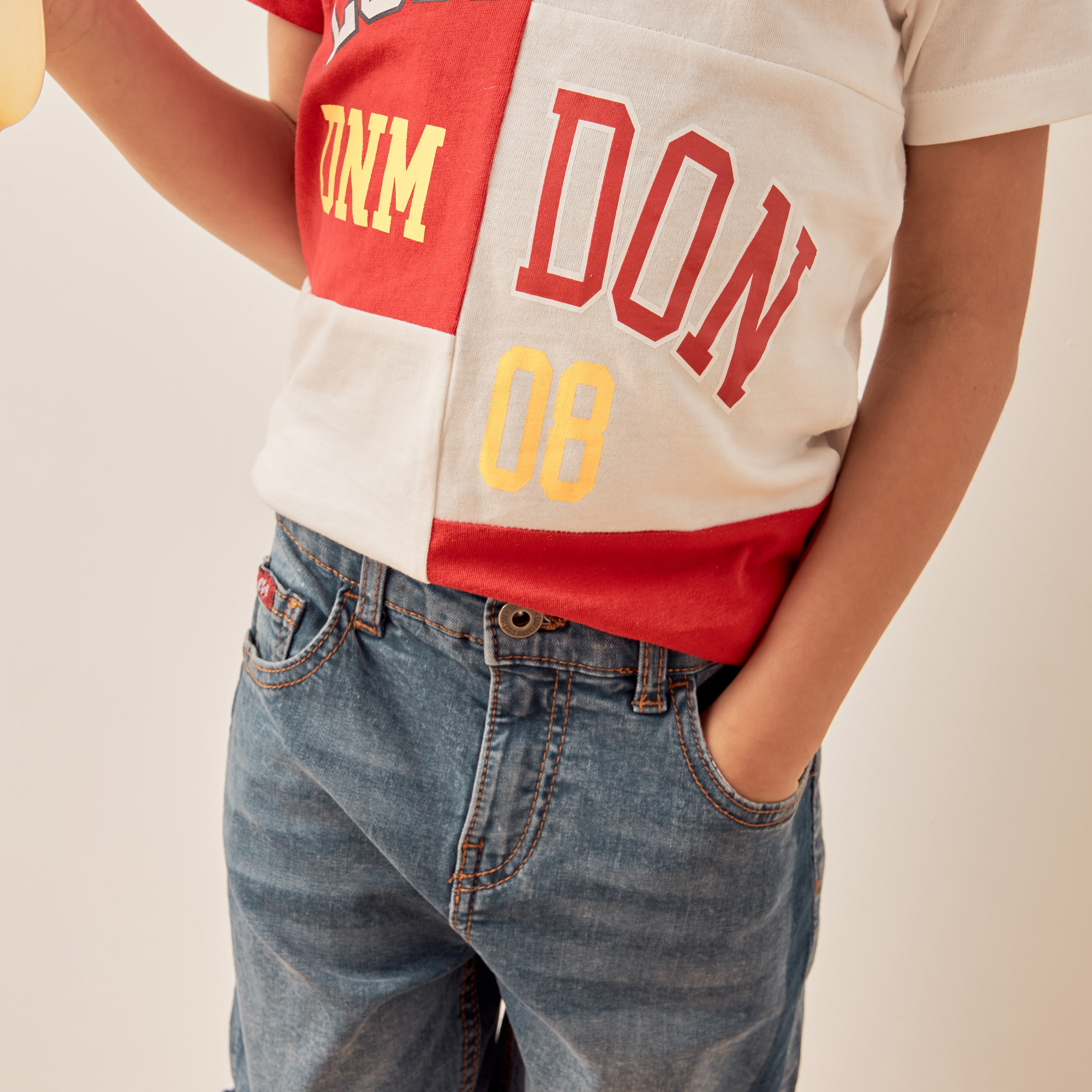 Lee Cooper Colourblock T-shirt and Shorts Set-boys-clothing-setsandcoords-image-6