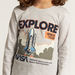 NASA Graphic Print Crew Neck T-shirt with Long Sleeves-T Shirts-thumbnailMobile-2