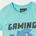 SEGA Sonic the Hedgehog Print T-shirt with Crew Neck-T Shirts-thumbnailMobile-1