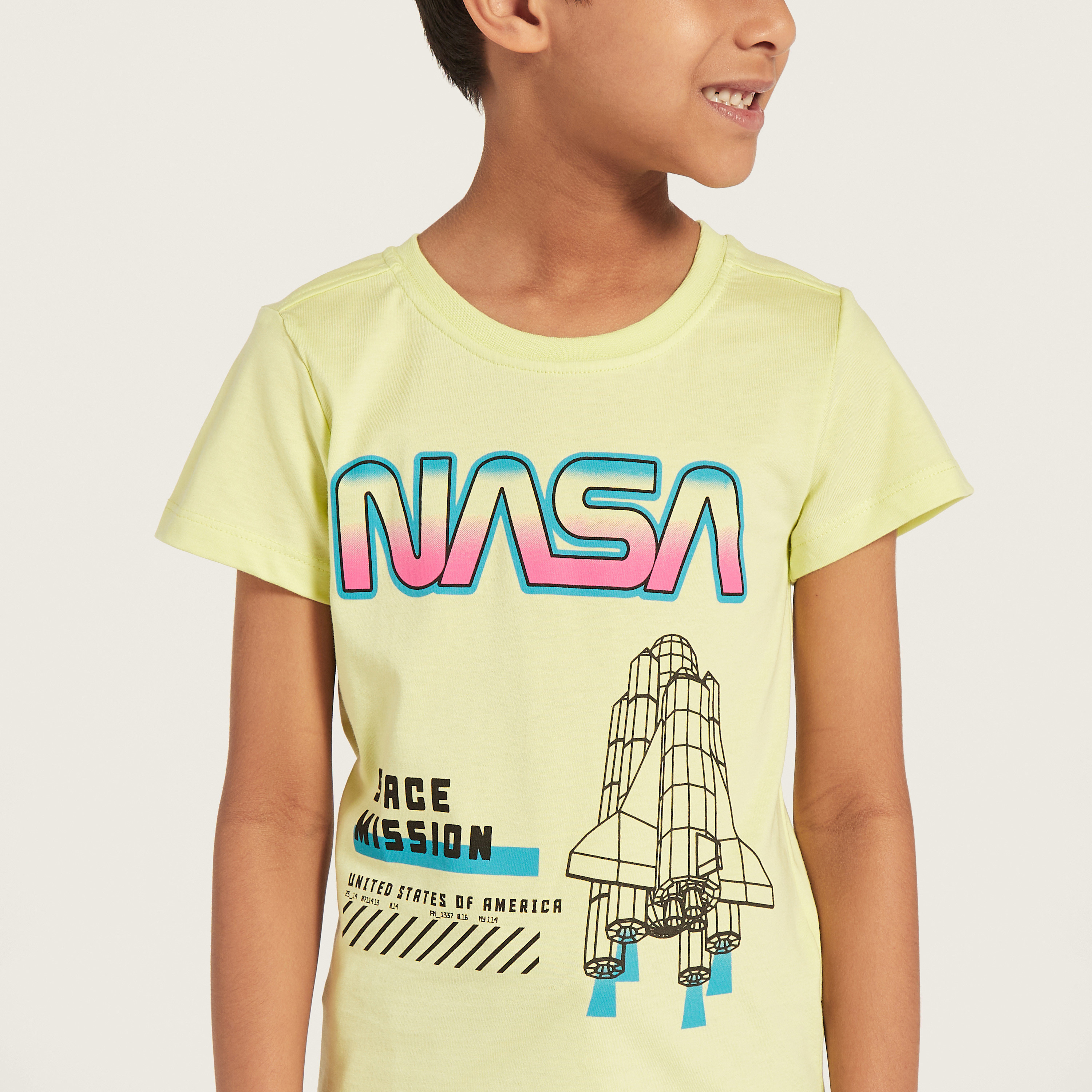 تيشيرت بأكمام قصيرة وطبعات جرافيك من ناسا-boys-clothing-tshirtsandpolos-image-3
