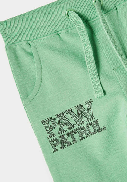 Paw Patrol Print Joggers with Drawstring Closure and Pockets-Joggers-image-1