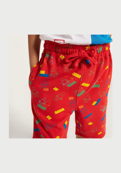 Lego All-Over Print Shorts with Drawstring Closure and Pockets-Shorts-image-2