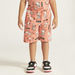 All-Over Snoopy Print T-shirt and Shorts Set-Clothes Sets-thumbnailMobile-2