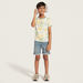 All-Over Looney Tunes Print T-shirt with Short Sleeves and Crew Neck-T Shirts-thumbnailMobile-1