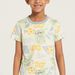 All-Over Looney Tunes Print T-shirt with Short Sleeves and Crew Neck-T Shirts-thumbnailMobile-2