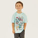 Bugs Bunny Print T-shirt with Short Sleeves and Crew Neck-T Shirts-thumbnailMobile-0