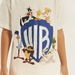 Looney Tunes Print T-shirt with Short Sleeves-T Shirts-thumbnailMobile-2