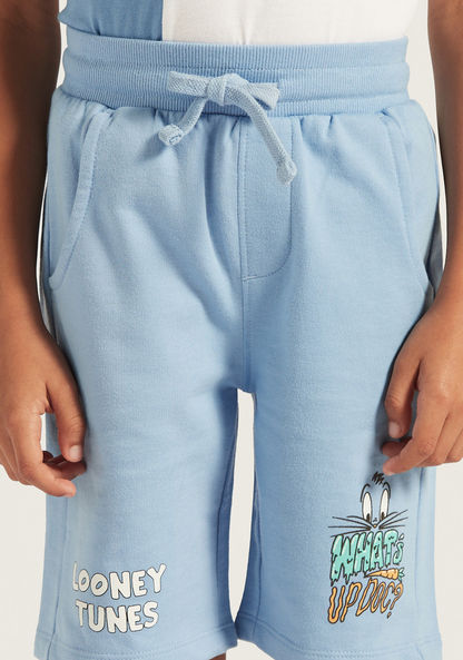 Looney Tunes Print Shorts with Pockets-Shorts-image-2