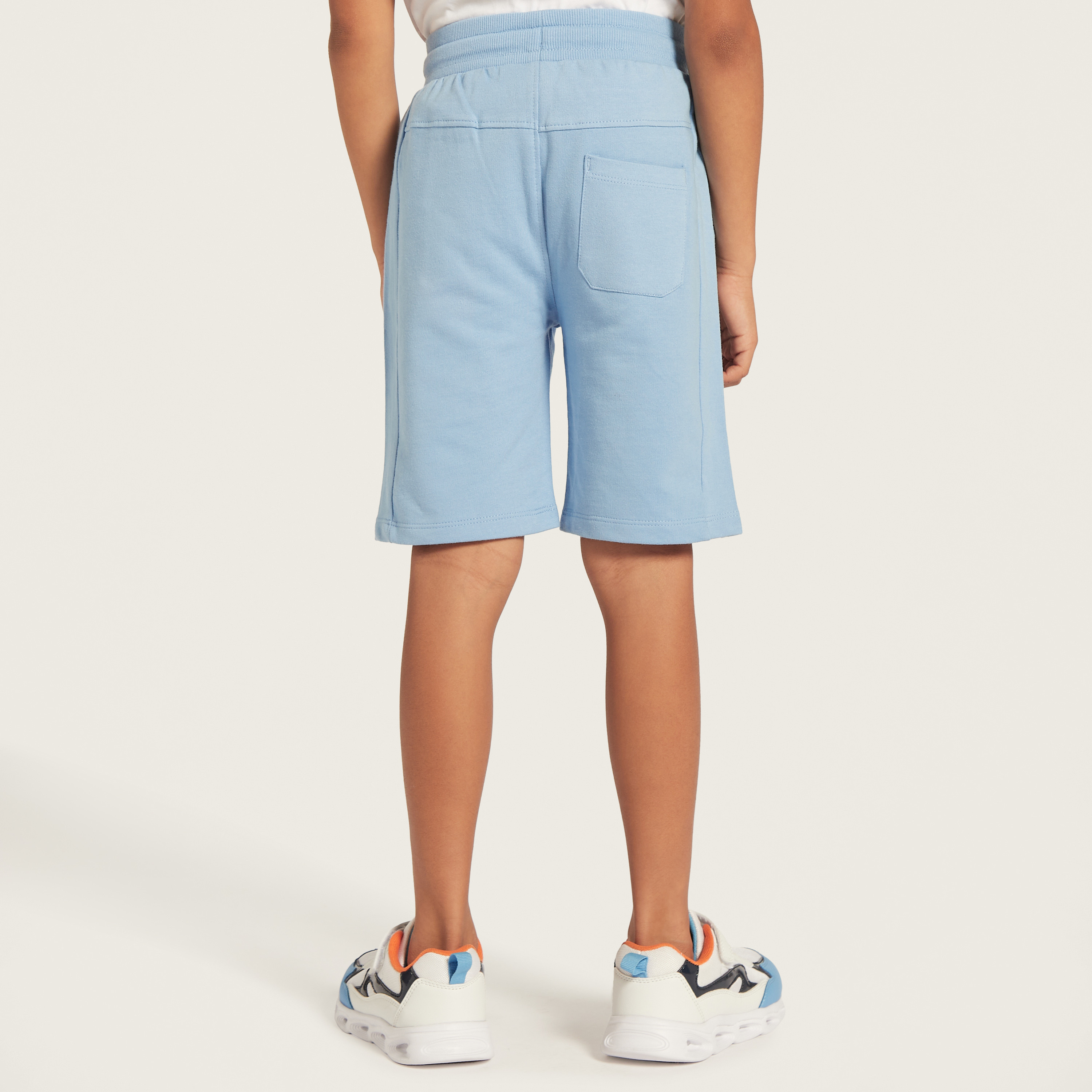 Looney Tunes Print Shorts with Pockets-baby-boys-clothing-bottoms-shorts-image-4
