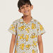 All-Over Garfield Print Shirt with Short Sleeves-Shirts-thumbnailMobile-2