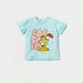 Garfield Print Round Neck Sleeves T-shirt and Elasticated Shorts Set-Clothes Sets-thumbnail-1