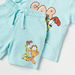 Garfield Print Round Neck Sleeves T-shirt and Elasticated Shorts Set-Clothes Sets-thumbnailMobile-4