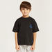 Kappa Graphic Print T-shirt with Short Sleeves and Round Neck-Tops-thumbnail-3