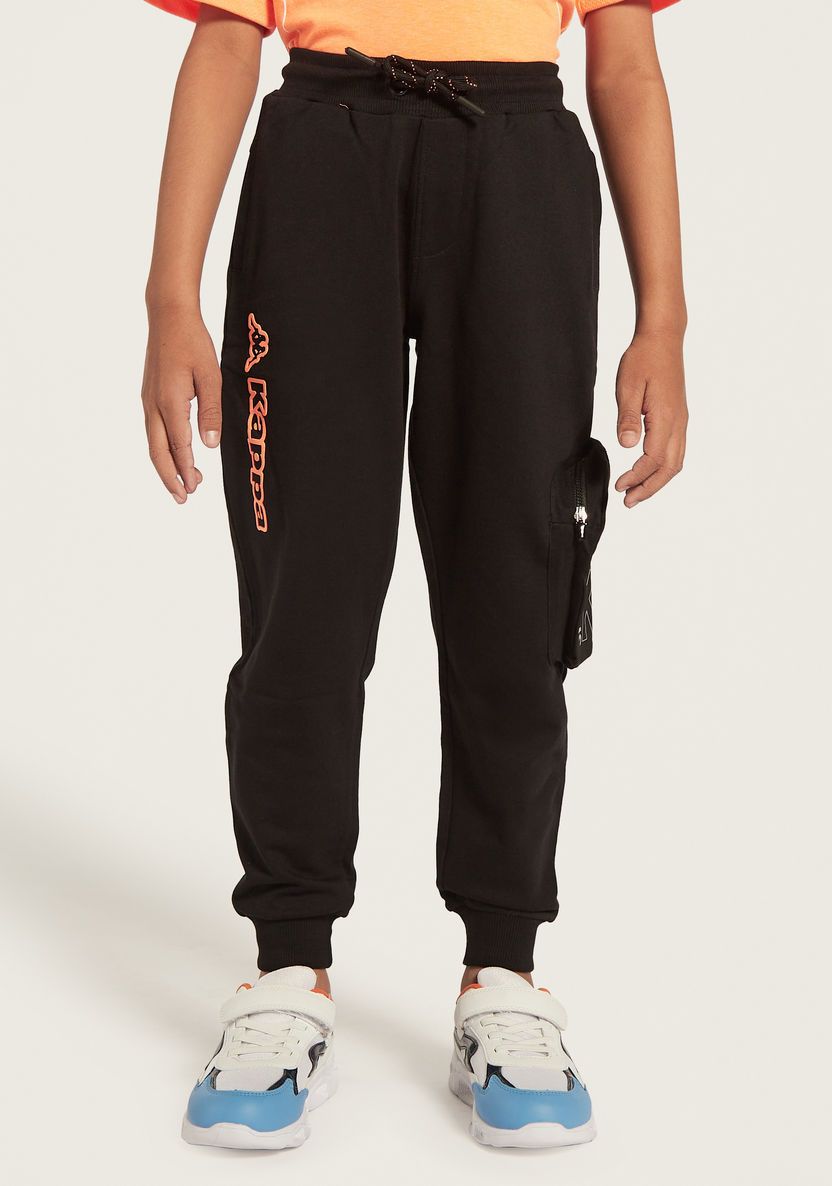 Kappa Jog Pants with Pockets and Elasticated Drawstring-Joggers-image-1