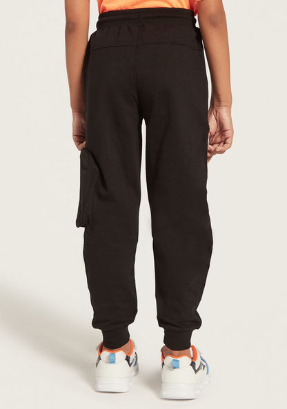 Kappa Jog Pants with Pockets and Elasticated Drawstring-Joggers-image-3