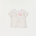 Juniors Printed Top with Short Sleeves - Set of 3-T Shirts-thumbnail-2