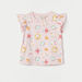 Juniors Printed Sleeveless Top with Ruffles-T Shirts-thumbnailMobile-0