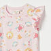 Juniors Printed Sleeveless Top with Ruffles-T Shirts-thumbnail-1