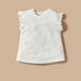 Juniors Solid Top with Ruffles - Set of 2-T Shirts-thumbnailMobile-1