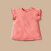 Juniors Solid Top with Ruffles - Set of 2-T Shirts-thumbnail-2