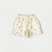 Juniors All-Over Print Shorts with Bow Detail-Shorts-thumbnailMobile-0