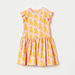 Juniors All-Over Print A-line Dress with Ruffled Sleeves-Dresses%2C Gowns and Frocks-thumbnailMobile-0