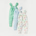 Juniors Sleeveless Romper with Shirred Detail - Set of 3-Rompers%2C Dungarees and Jumpsuits-thumbnailMobile-0