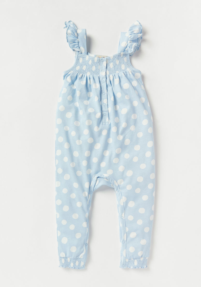 Juniors Sleeveless Romper with Shirred Detail - Set of 3-Rompers, Dungarees & Jumpsuits-image-1