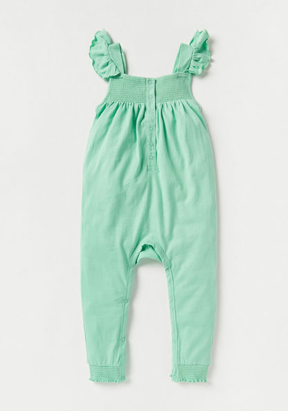 Juniors Sleeveless Romper with Shirred Detail - Set of 3-Rompers%2C Dungarees and Jumpsuits-image-2